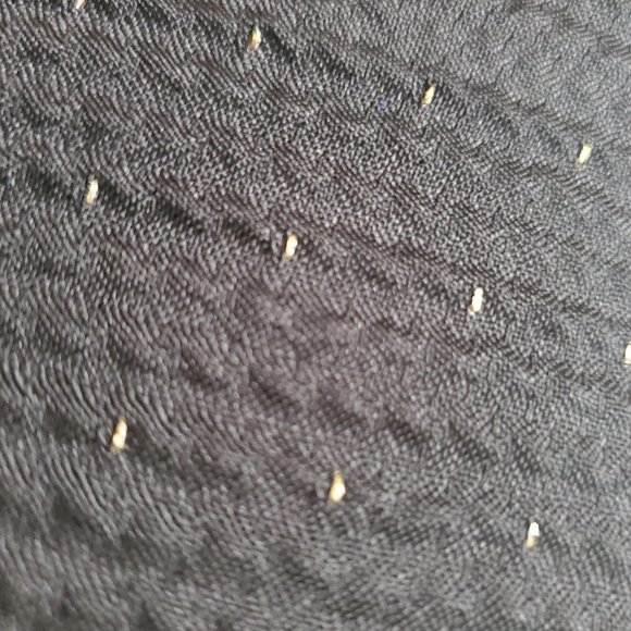 Madewell 1937 Women's Black Midnight Speckle Cut Out Mini Cocktail Dress Size 6 - Picture 9 of 16